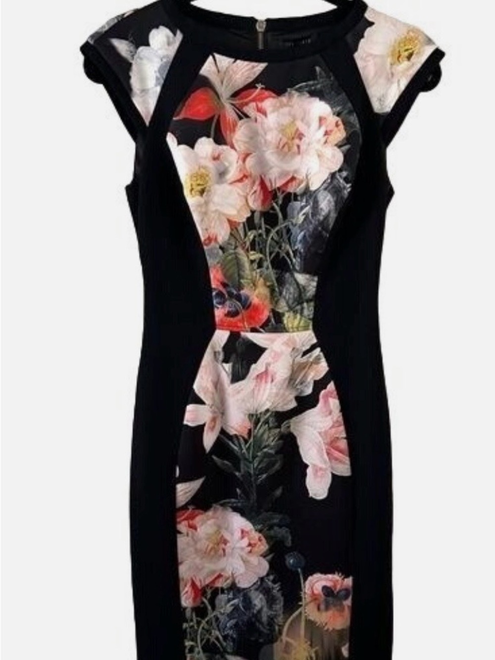 Ted Baker Opulent Bloom Caitee Ponte Sheath Dress